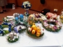 Klub Robótek Ręcznych wystawa ozdób świątecznych "Wielkanoc 2019 r"
